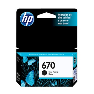 ventas de cartuchos hp 670 NEGRO